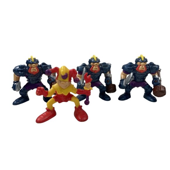 Magic Castle Great Adventure Blue Enemy Knight Jester Lot Fisher Price Vtg 90s - Picture 1 of 6